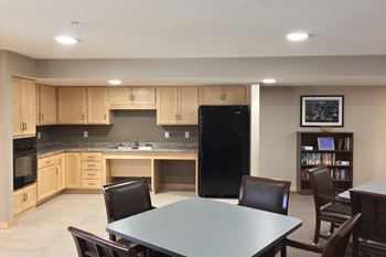Community room with kitchenette